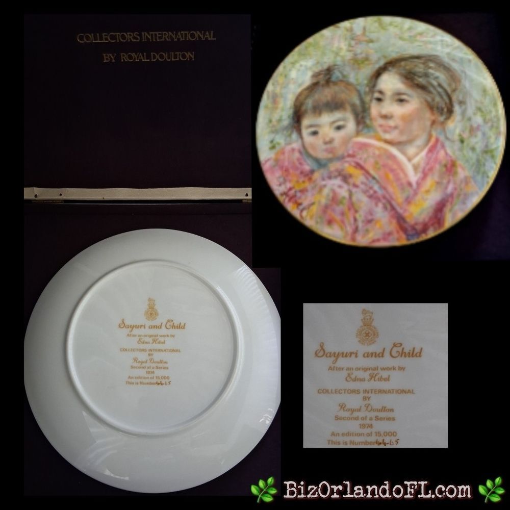 VINTAGE Royal Doulton Hibel Mother & Child Collection (Sayuri & Child - Boxed)